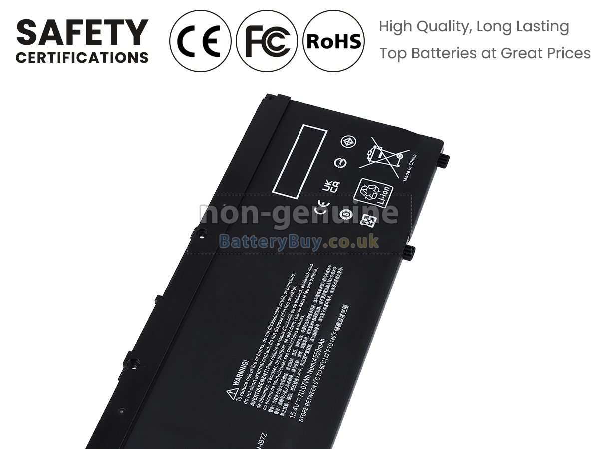 replacement battery for HP Omen 15-DC0021NL