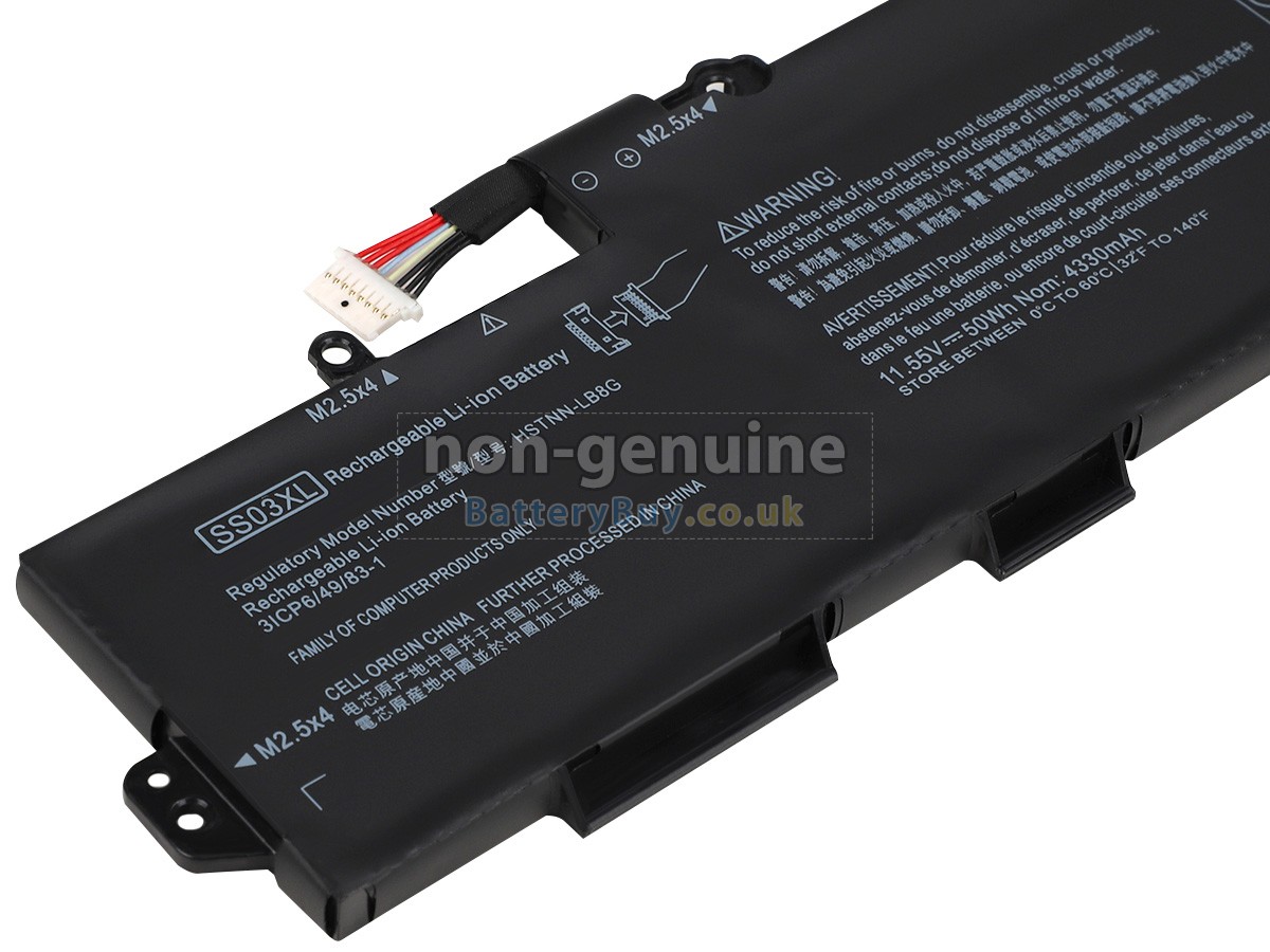replacement battery for HP HSTNN-IB8C