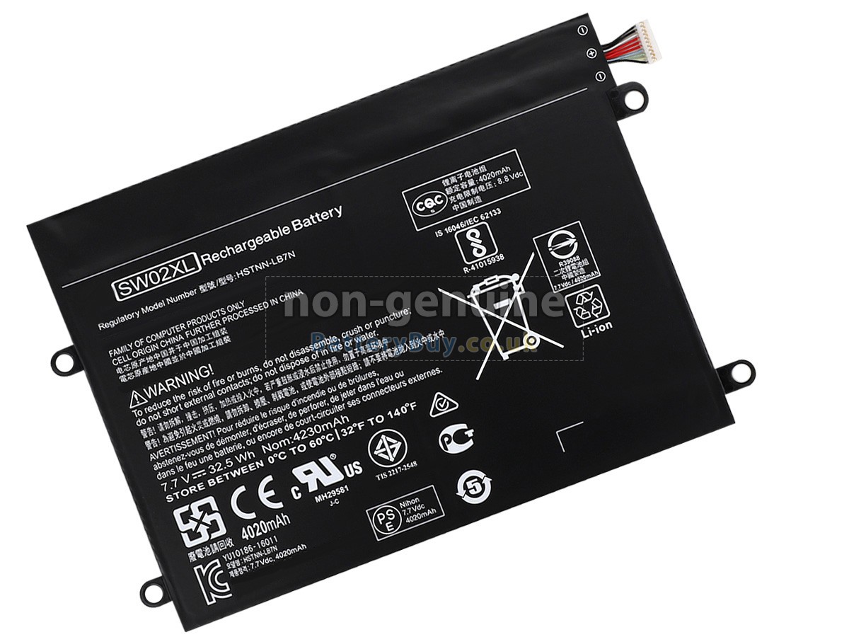 replacement battery for HP Notebook X2 10-P006NL