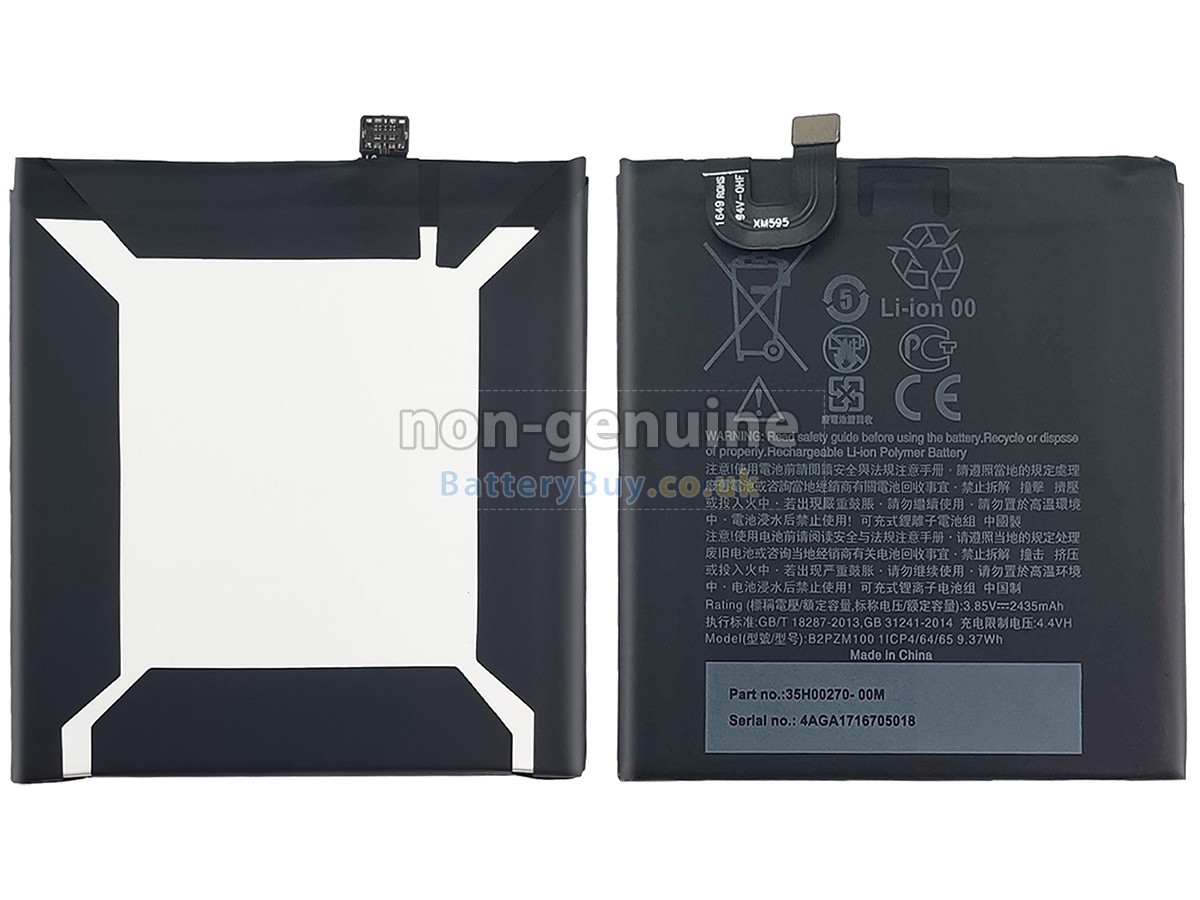 Replacement Battery for HTC B2PZM100