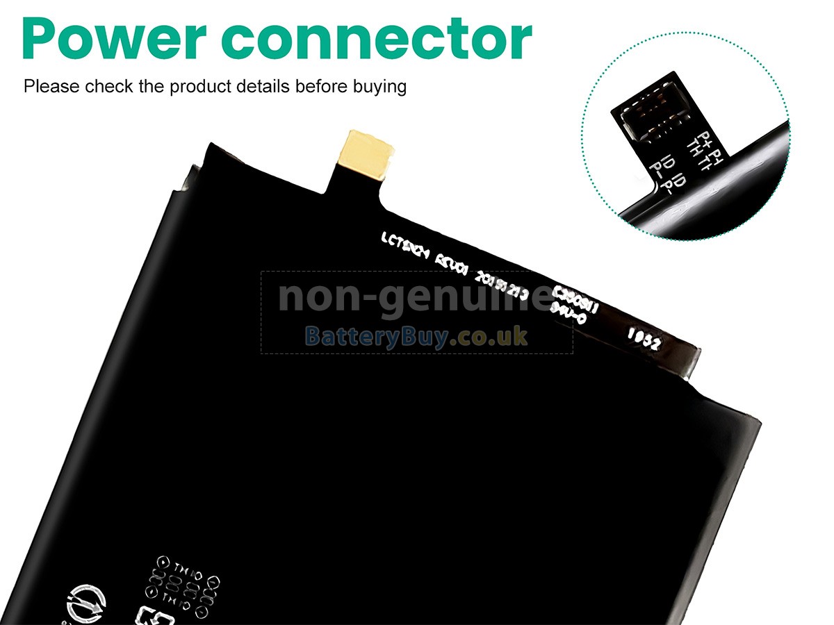 Replacement Battery for HTC B2Q72100