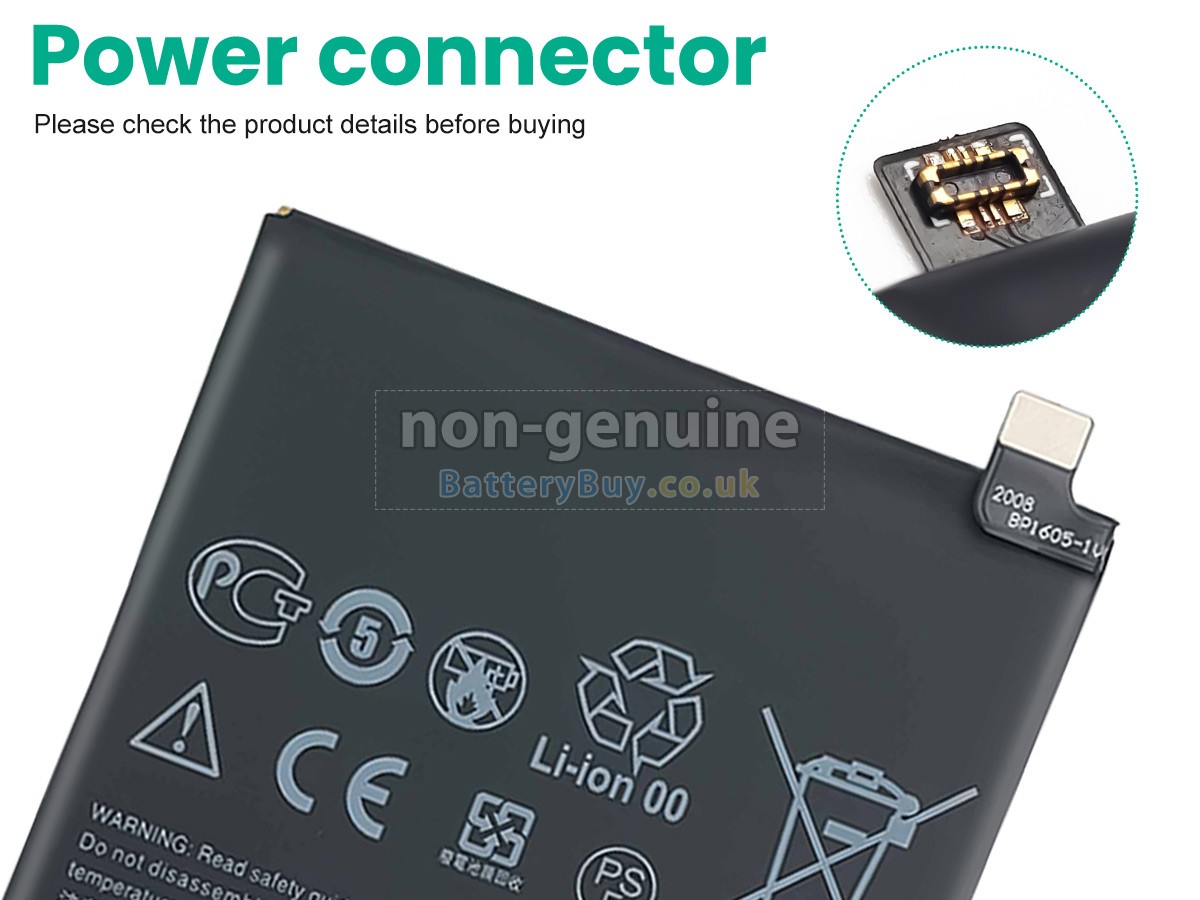 Replacement Battery for HTC D19 PLUS