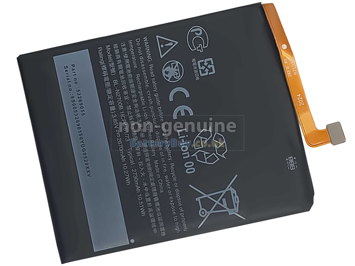 Replacement Battery for HTC BL-N2700B