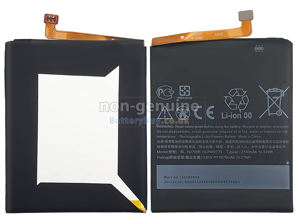 Replacement Battery for HTC BL-N2700B