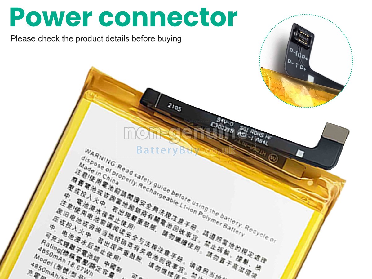 Replacement Battery for HTC DESIRE 20PRO
