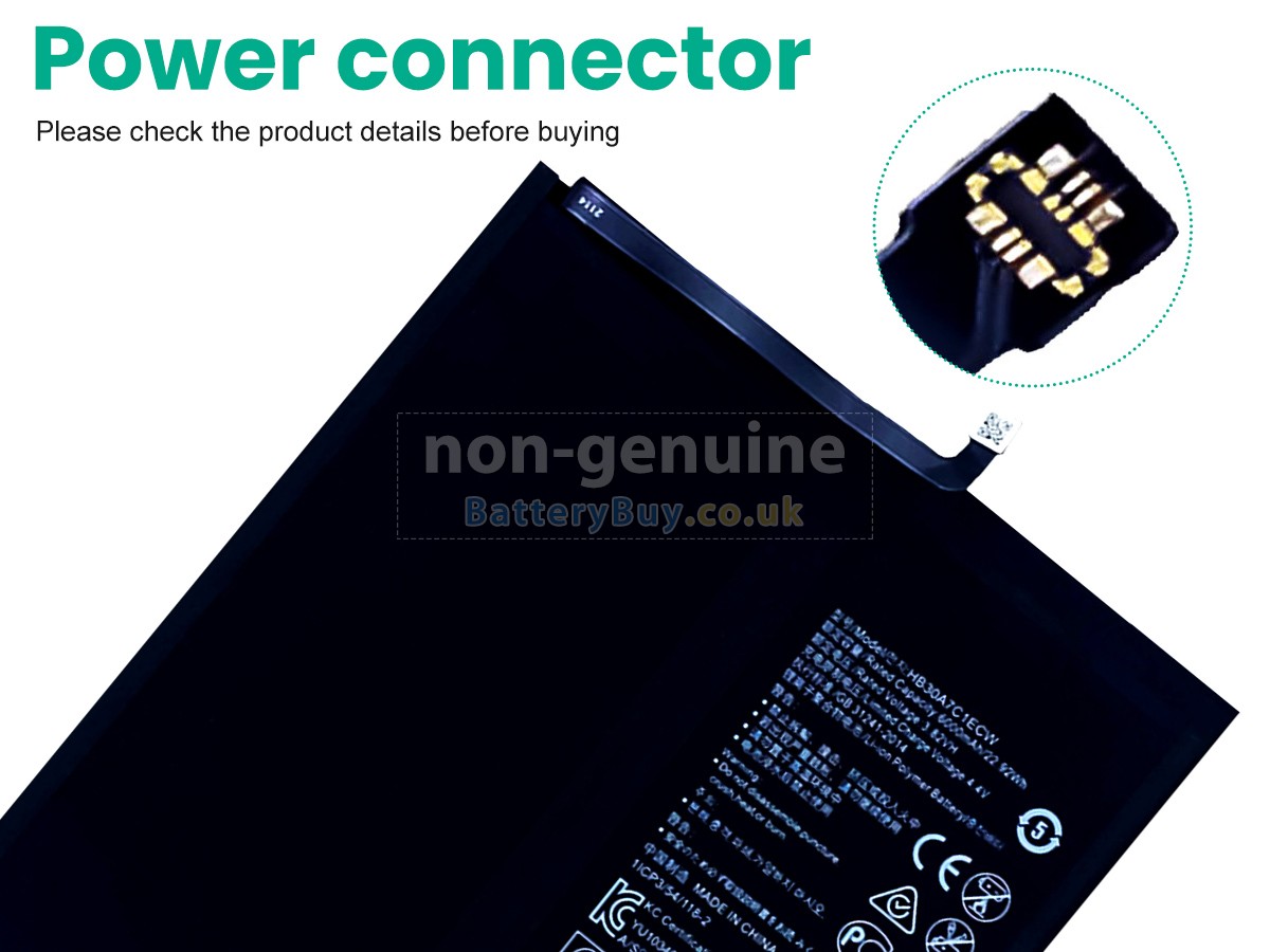 replacement battery for Huawei MEDIAPAD M6 TURBO 8.4 VRD-AL10