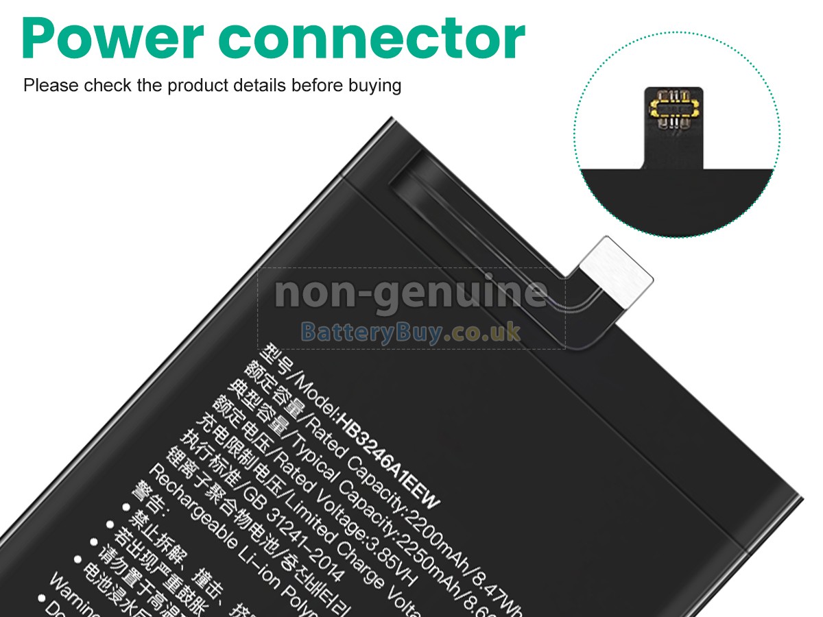 replacement battery for Huawei MATE X