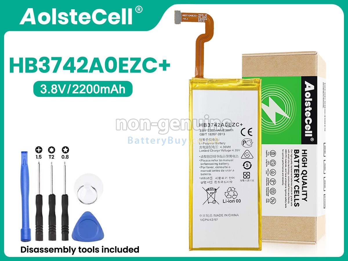 replacement battery for Huawei HB3742A0EZC