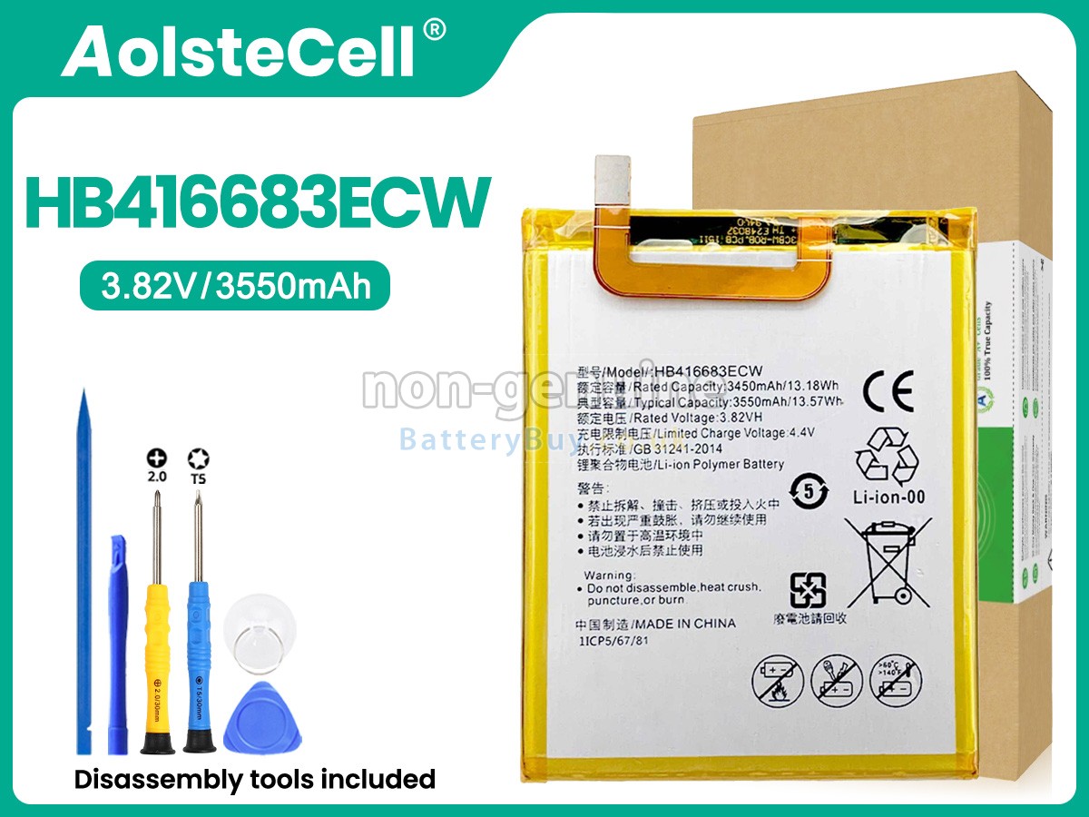 replacement battery for Huawei GOOGLE NEXUS 6P H1511