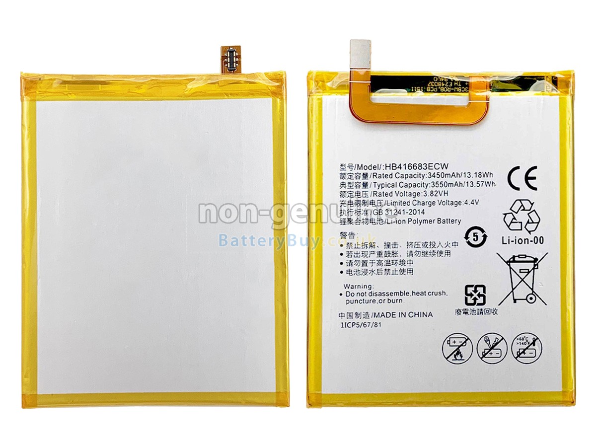 replacement battery for Huawei GOOGLE NEXUS 6P H1511