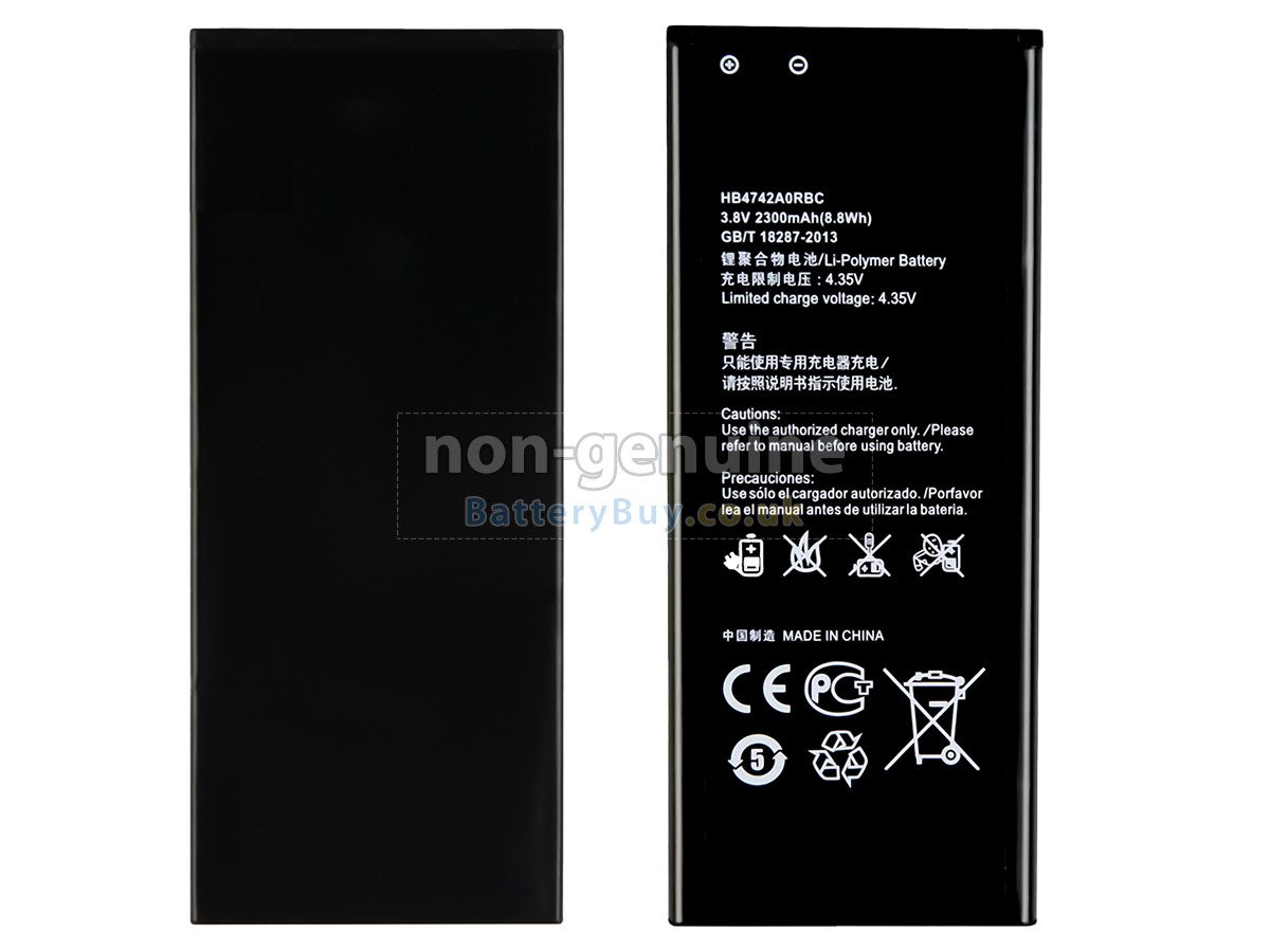 replacement battery for Huawei HB4742A0RBC