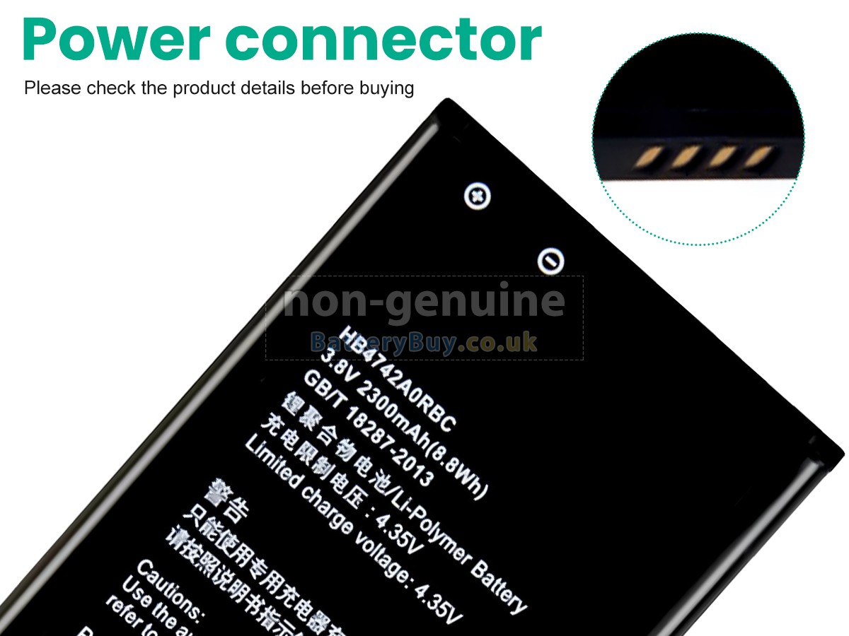 replacement battery for Huawei ASCEND G630-U20