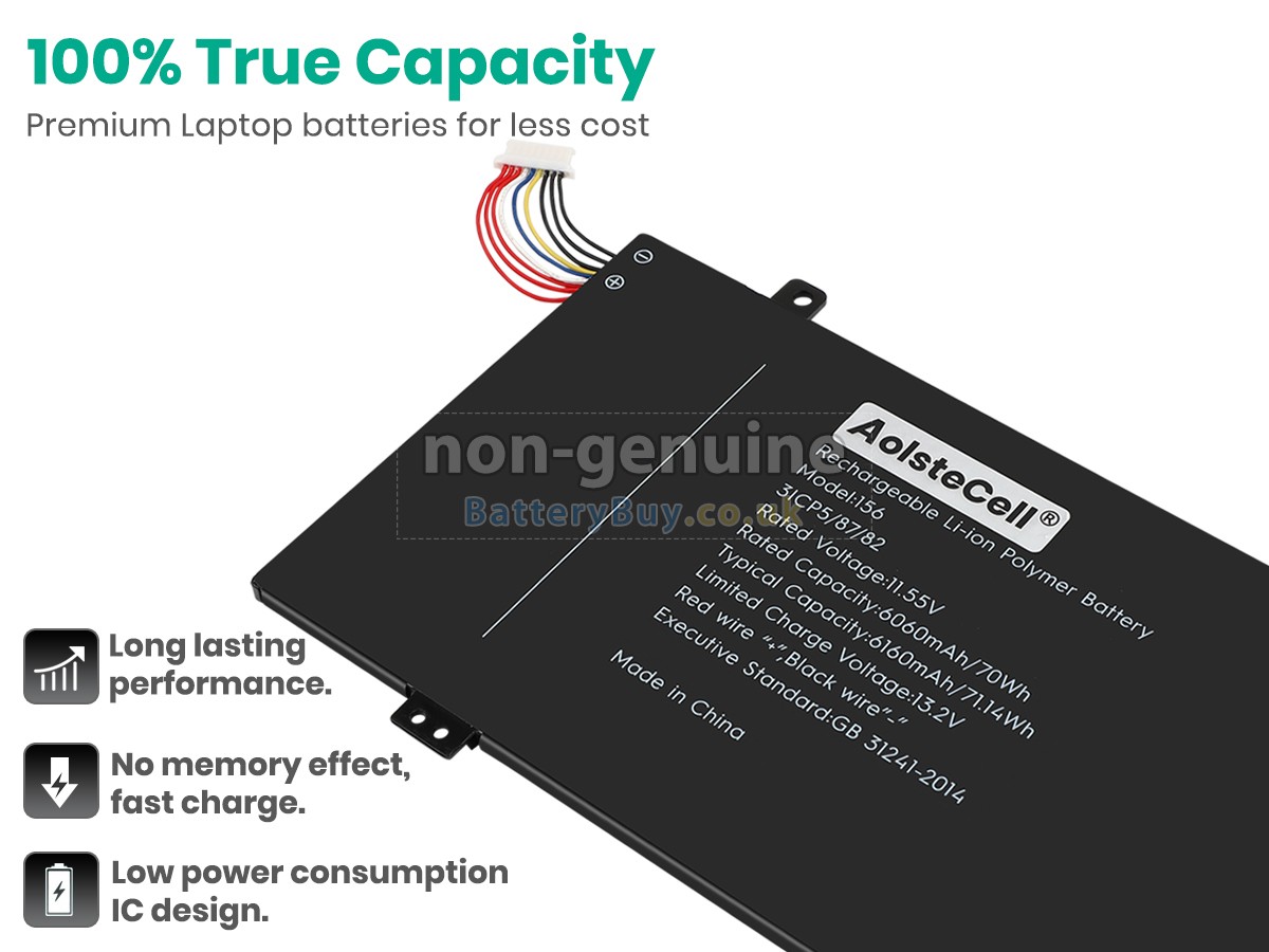 replacement battery for Infinix 156