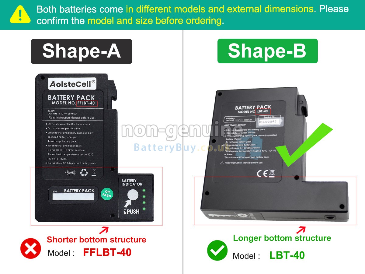 replacement battery for Inno IFS-15H