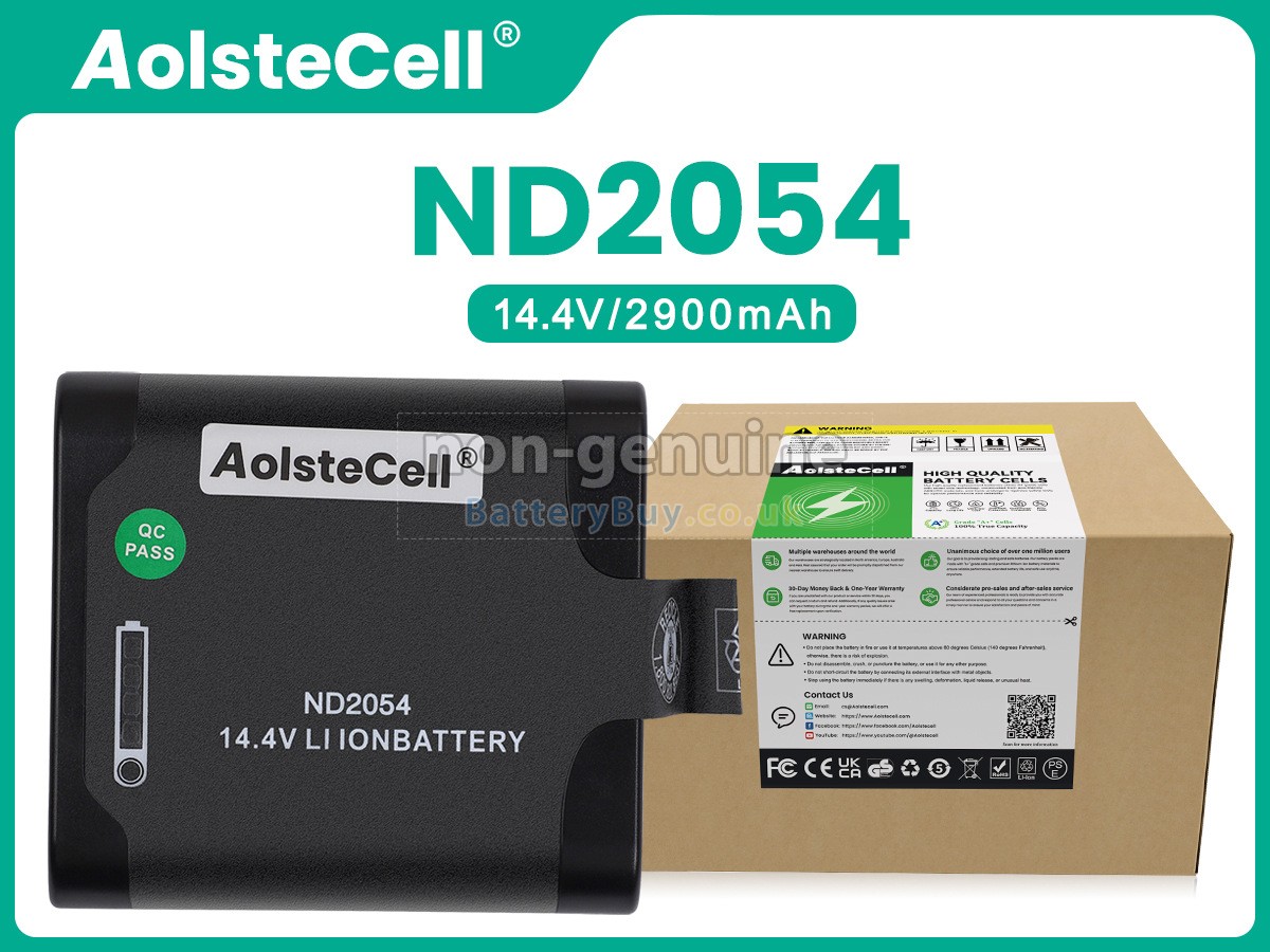 replacement battery for Inspired Energy ND2054HD34