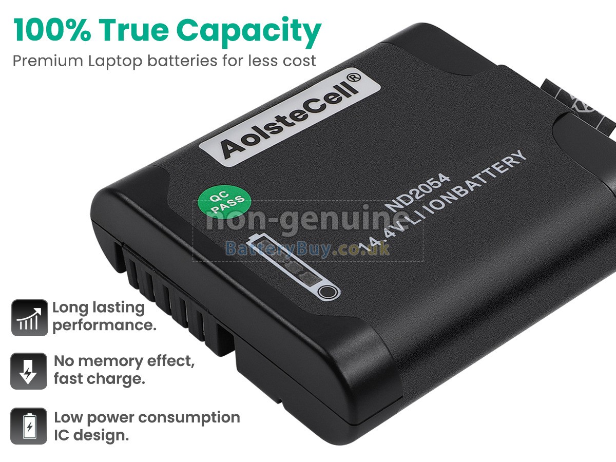 replacement battery for Inspired Energy ND2054HD34