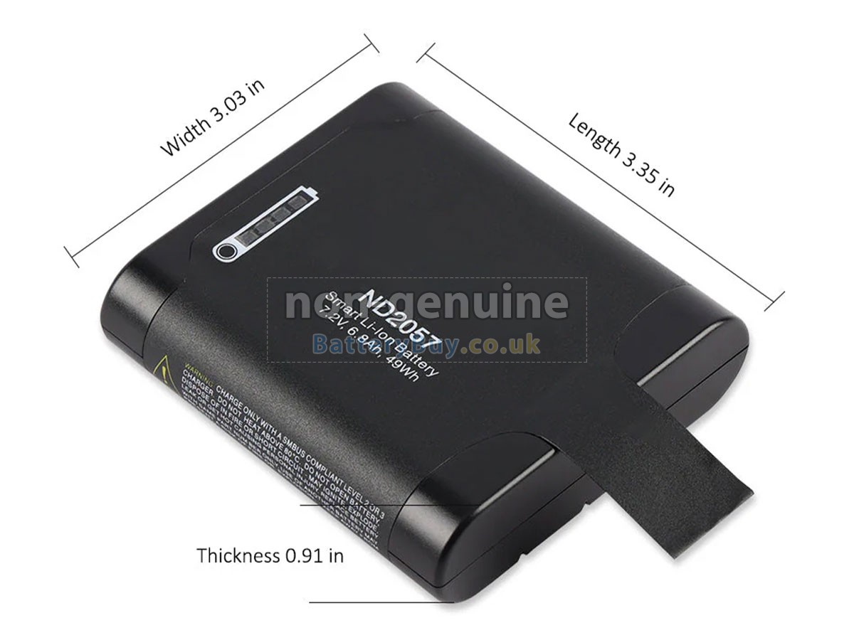 replacement battery for Inspired Energy ND2057HD29