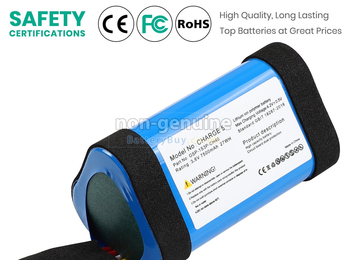 replacement battery for JBL GSP-1S3P-CH40