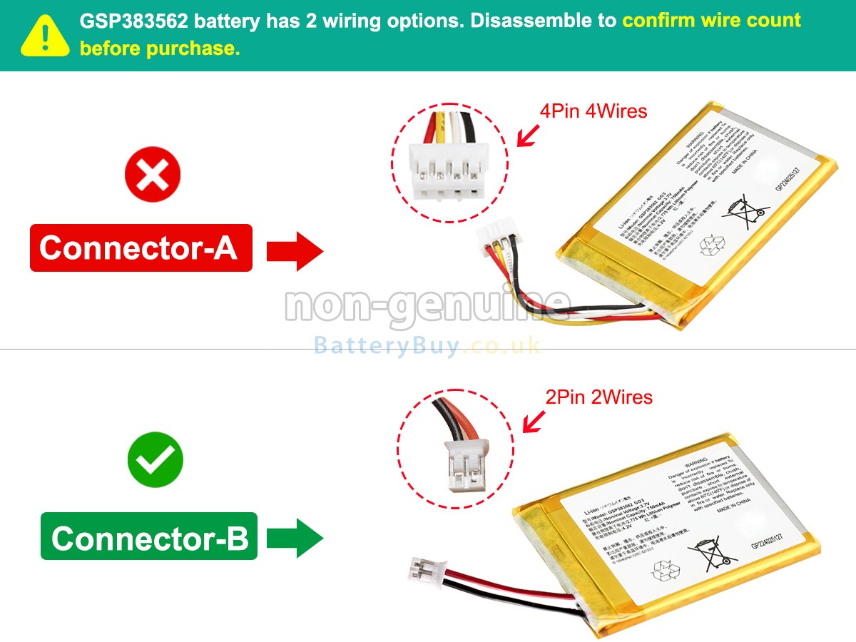replacement battery for JBL GO 3