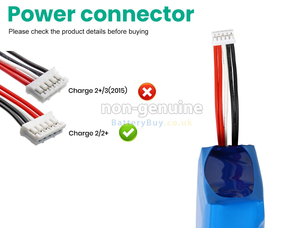 replacement battery for JBL CHARGE 2+ BLUETOOTH SPEAKER