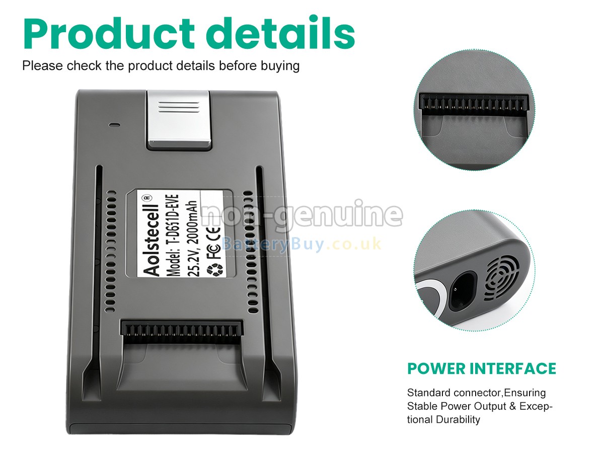 Replacement Battery for JIMMY H8 FLEX