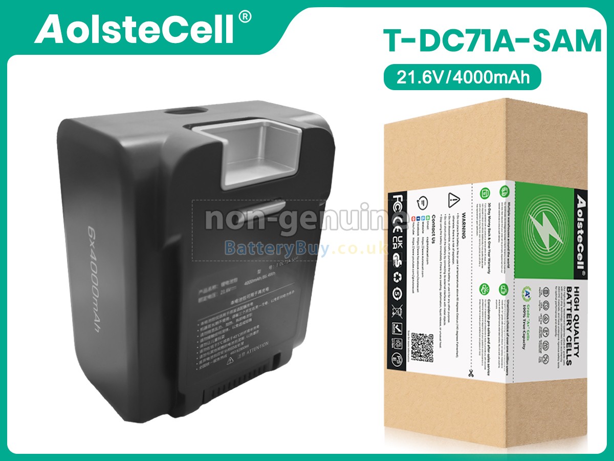 Replacement Battery for JIMMY T-DC71A-SAM