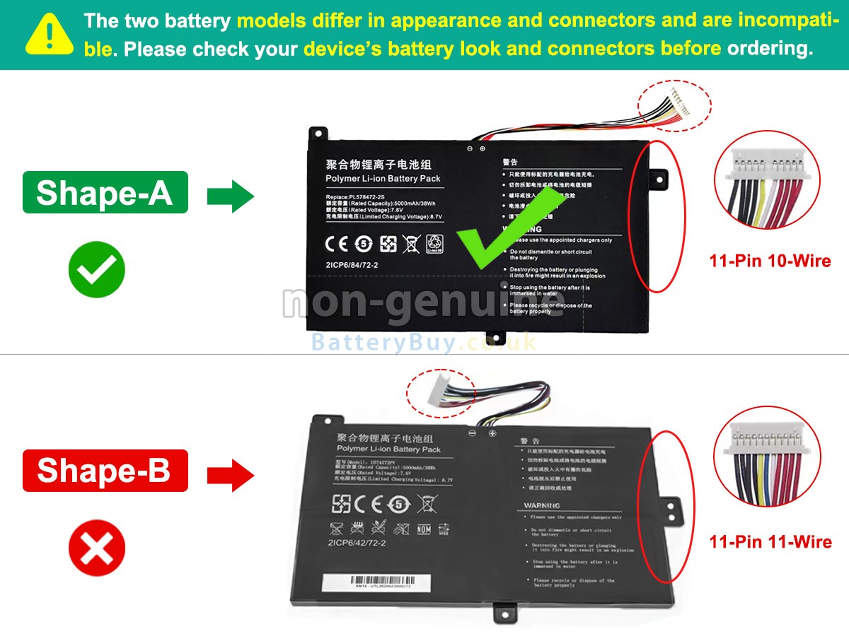 replacement battery for Jumper HN1-K14C
