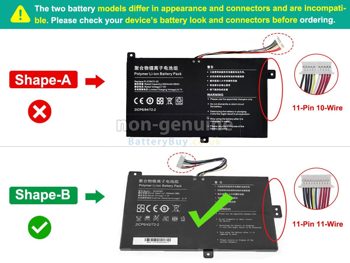 replacement battery for Jumper HN1-K14C
