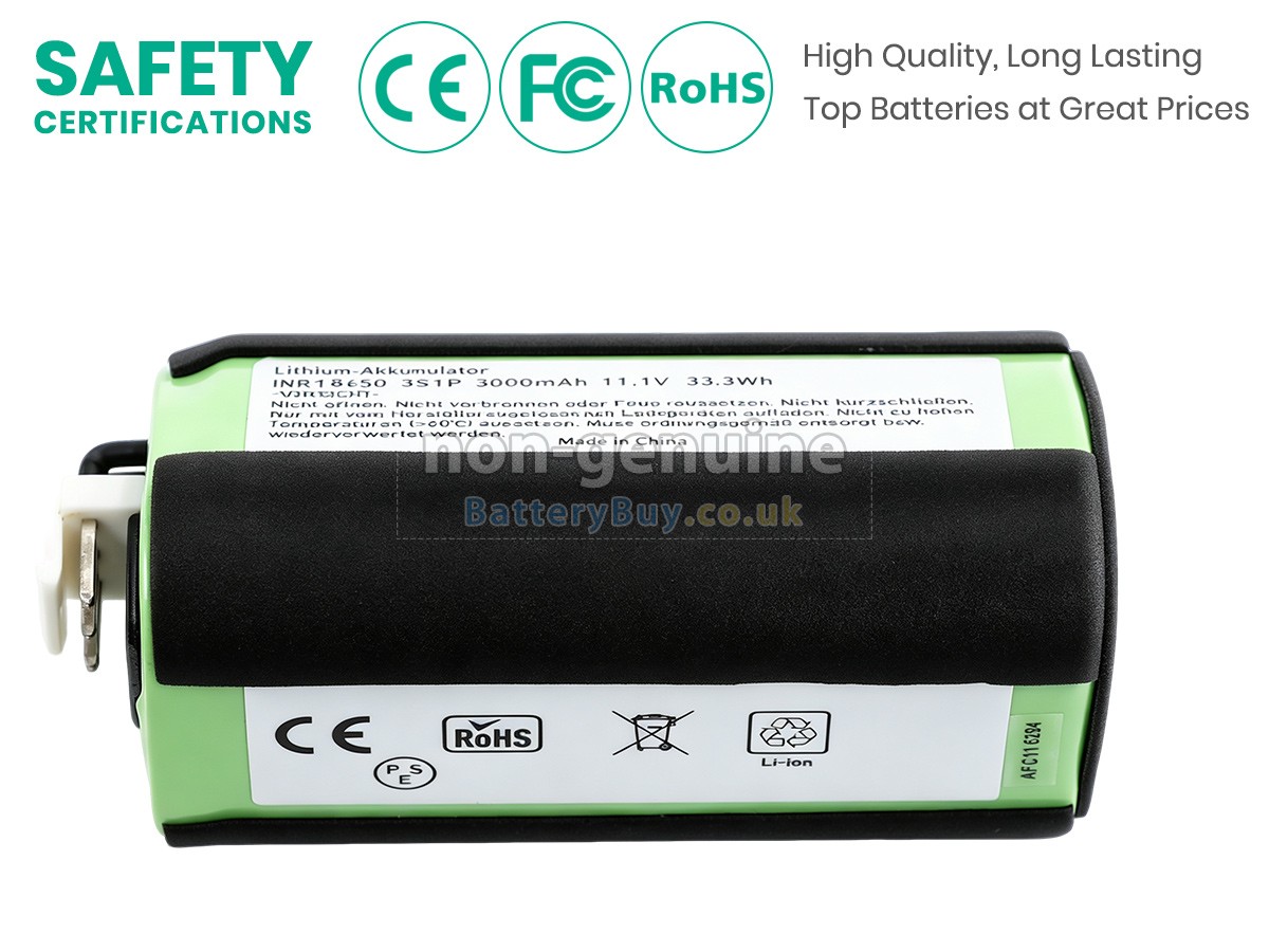 Replacement Battery for Ledlenser P18R TORCH