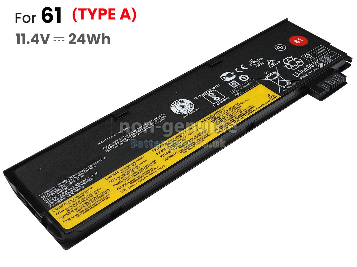 replacement battery for Lenovo ThinkPad T480-20L5