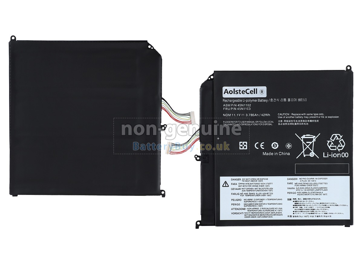 replacement battery for Lenovo ThinkPad HELIX 3698