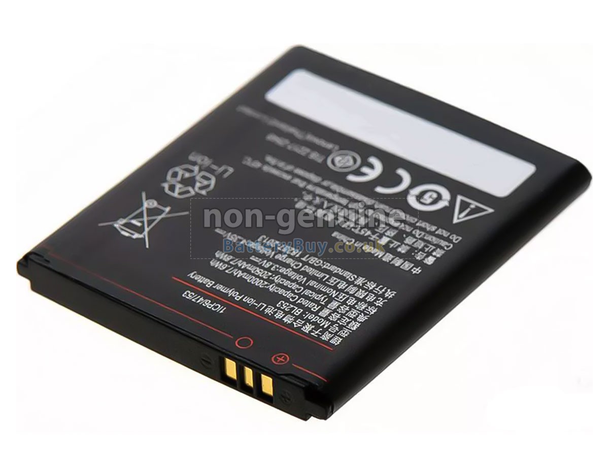 replacement battery for Lenovo BL253