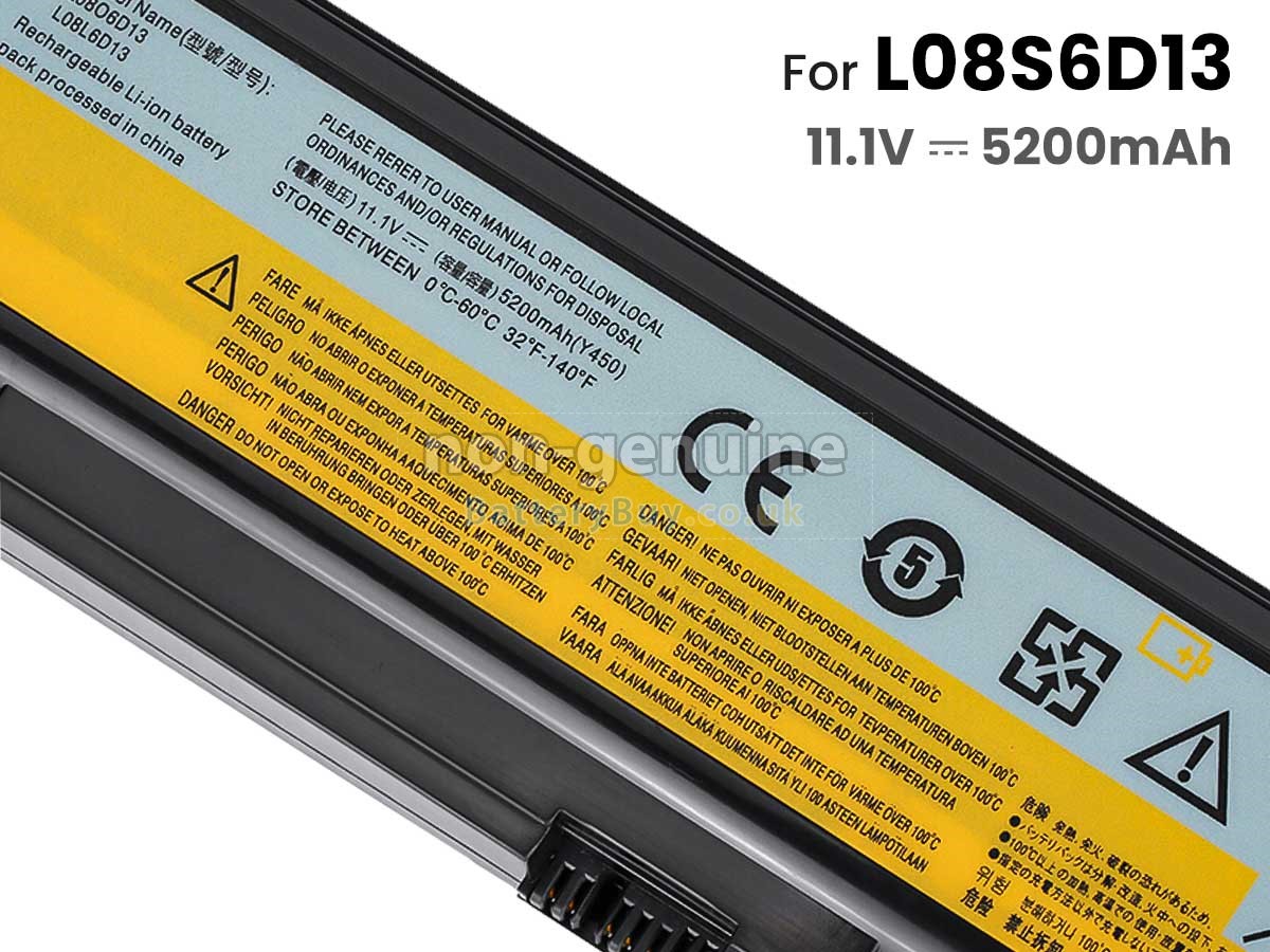 replacement battery for Lenovo IdeaPad Y550