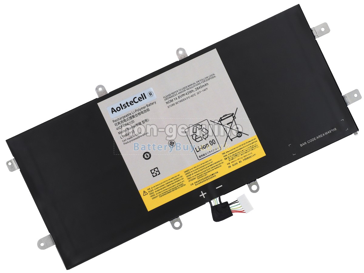 replacement battery for Lenovo L11M4P13