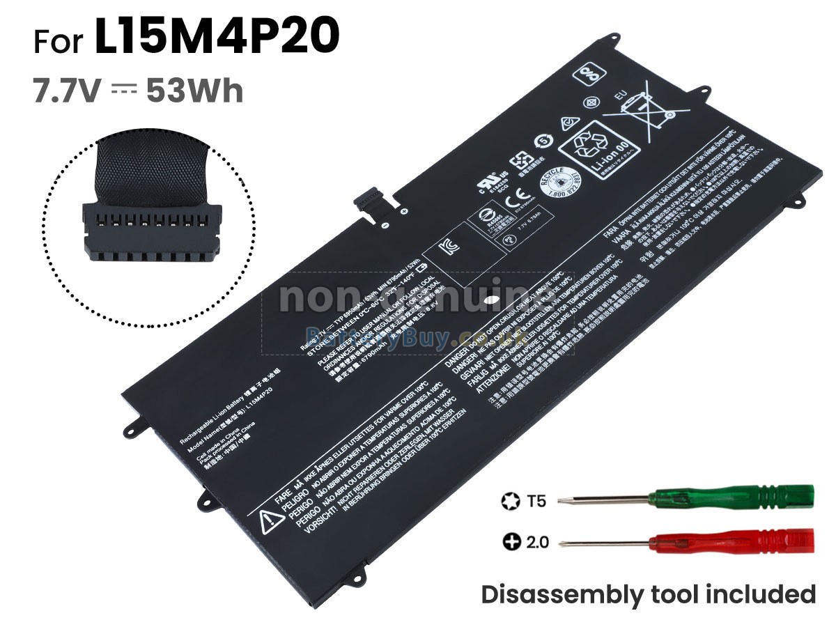 replacement battery for Lenovo L15M4P20