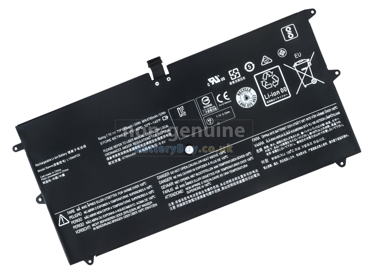 replacement battery for Lenovo L15M4P20