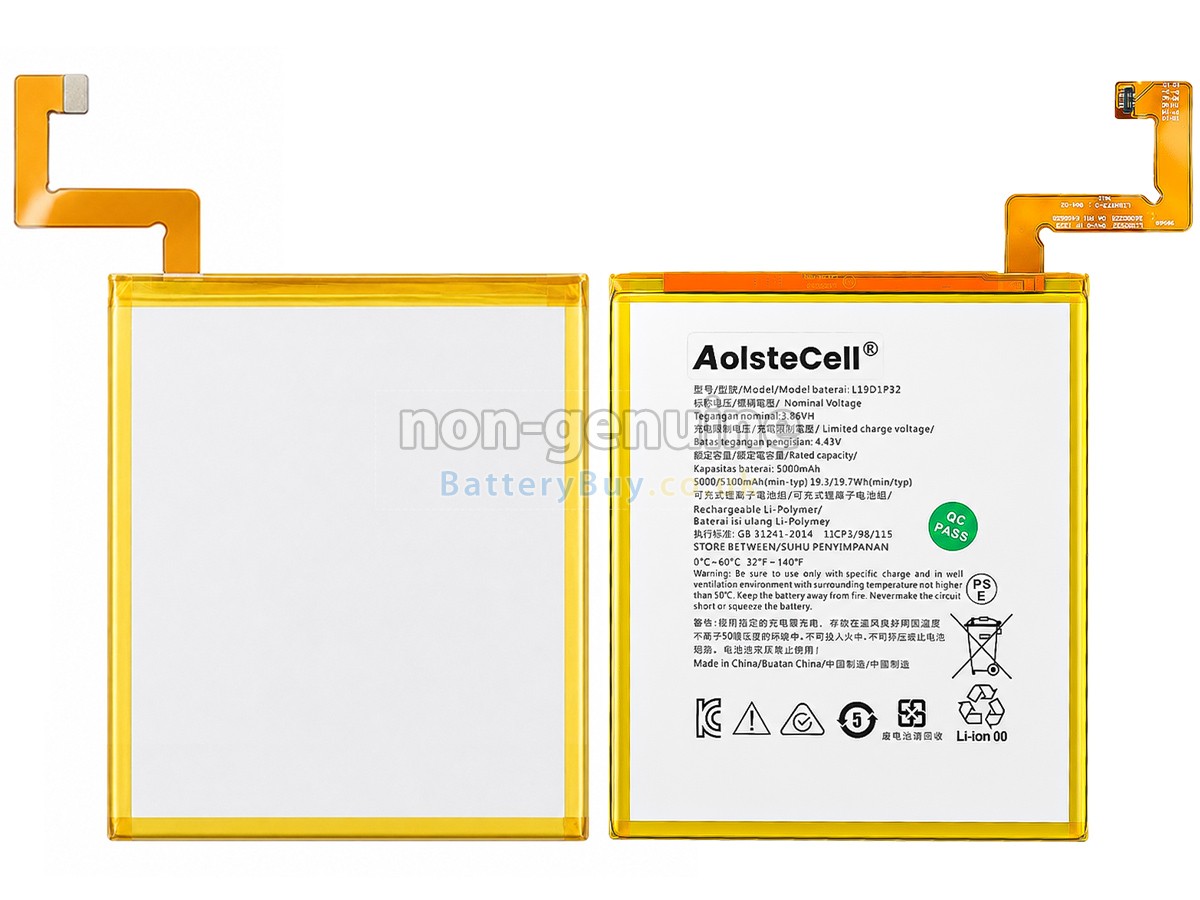 Replacement Battery for Lenovo L19D1P32