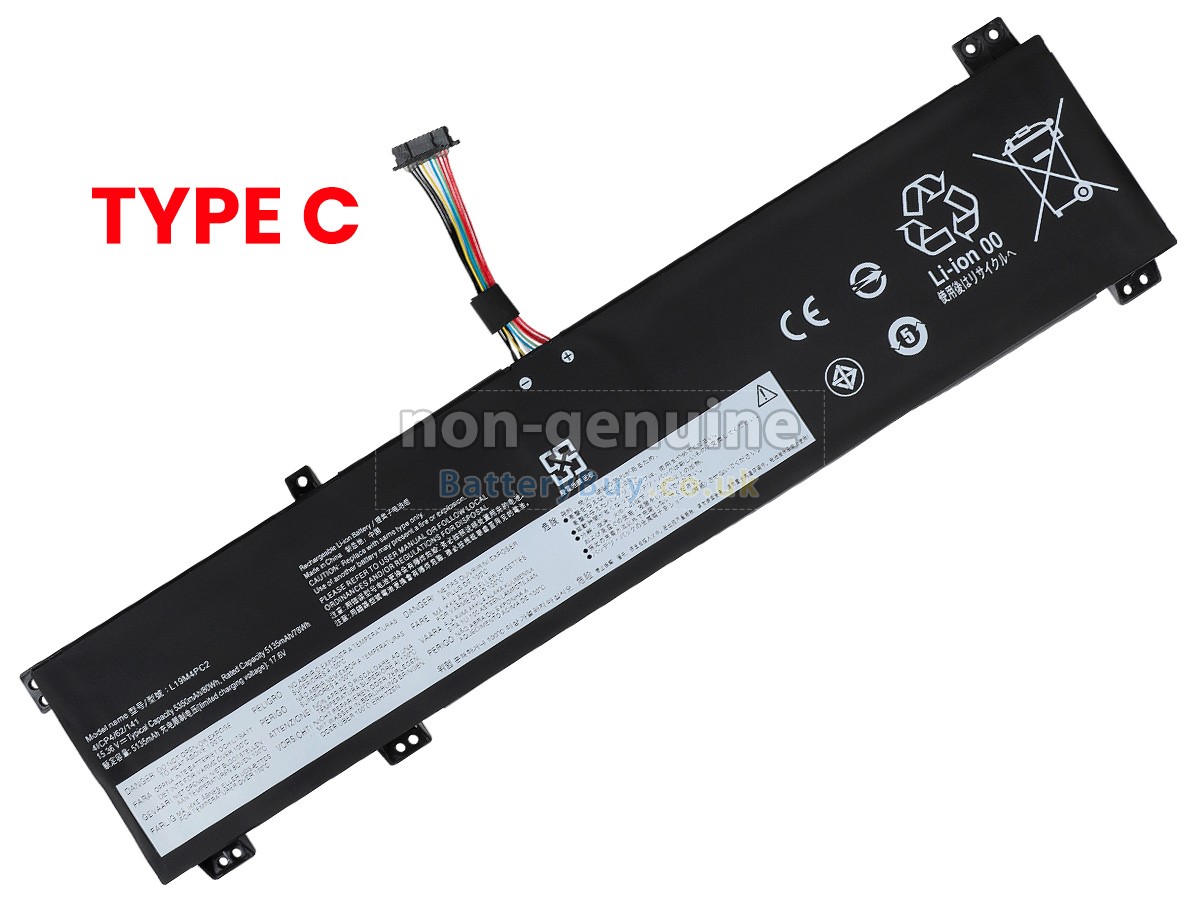Lenovo L19C4PC1 replacement battery from United Kingdom(80Wh,4 cells ...