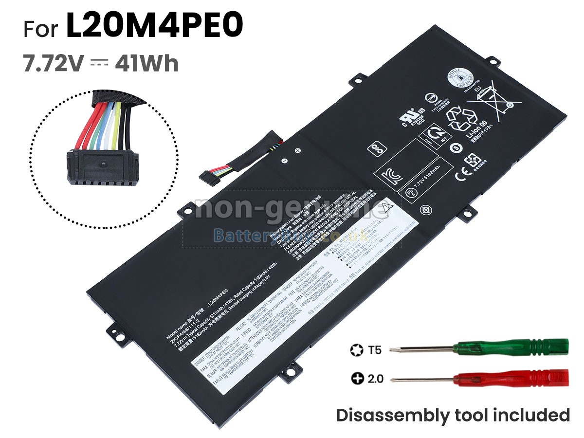 replacement battery for Lenovo YOGA DUET 7-13ITL6-82MA001XFR