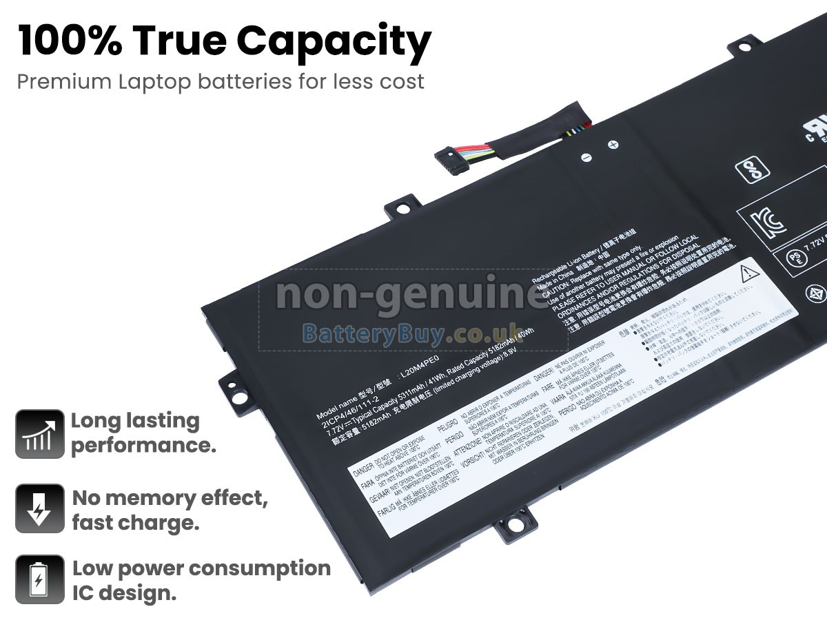 replacement battery for Lenovo YOGA DUET 7-13ITL6-82MA001XFR