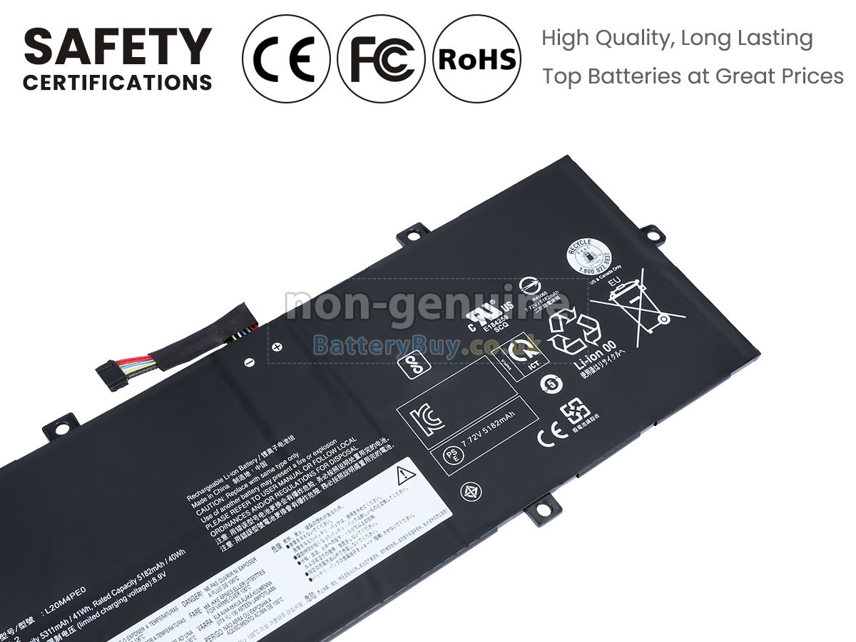 replacement battery for Lenovo YOGA DUET 7-13ITL6-82MA001XFR