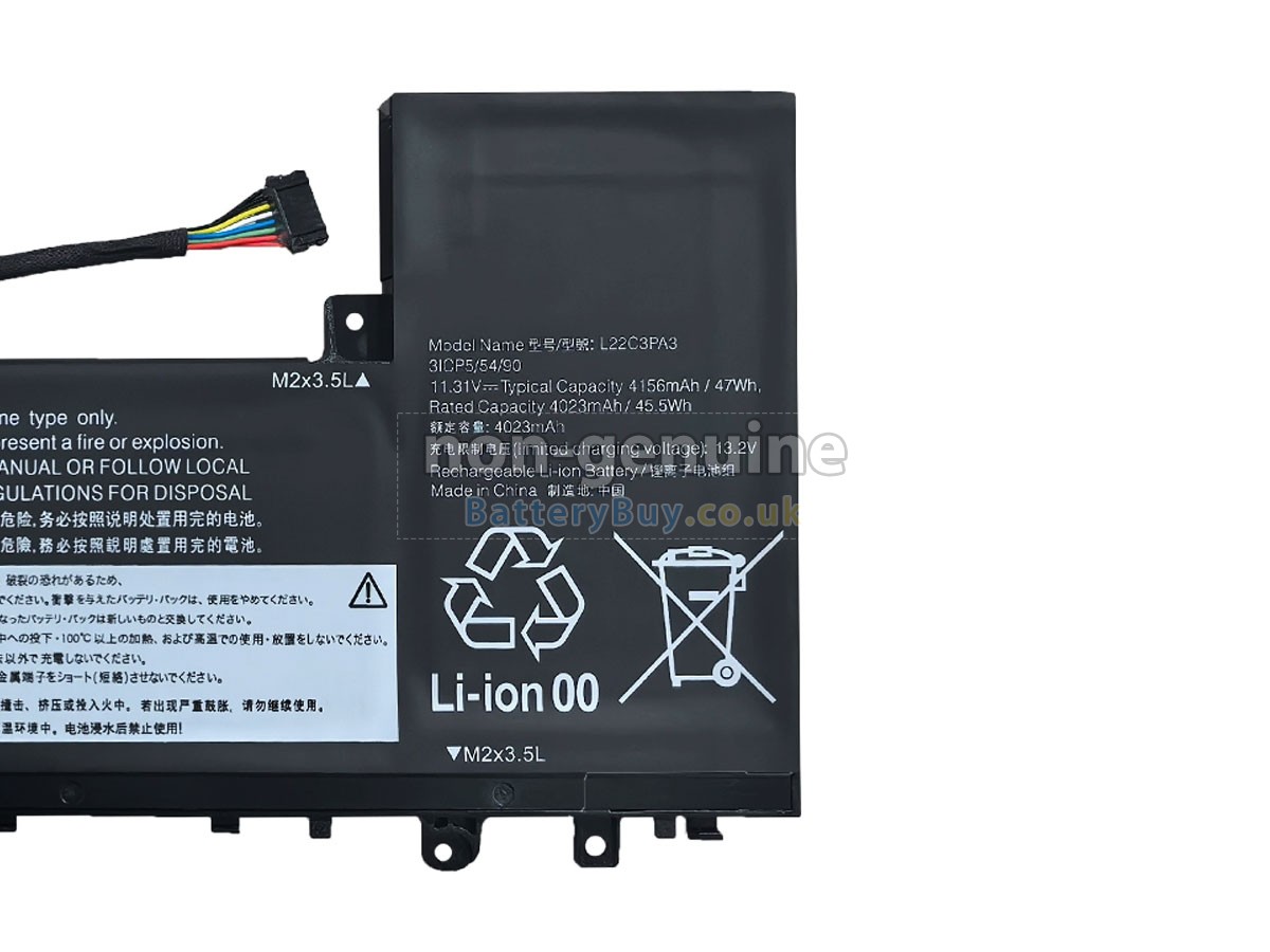 replacement battery for Lenovo IdeaPad SLIM 5 16ABR8-82XG004XGE