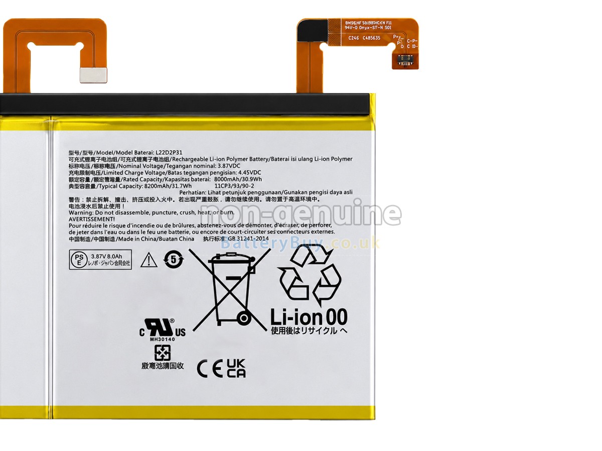 Replacement Battery for Lenovo SB18D44180