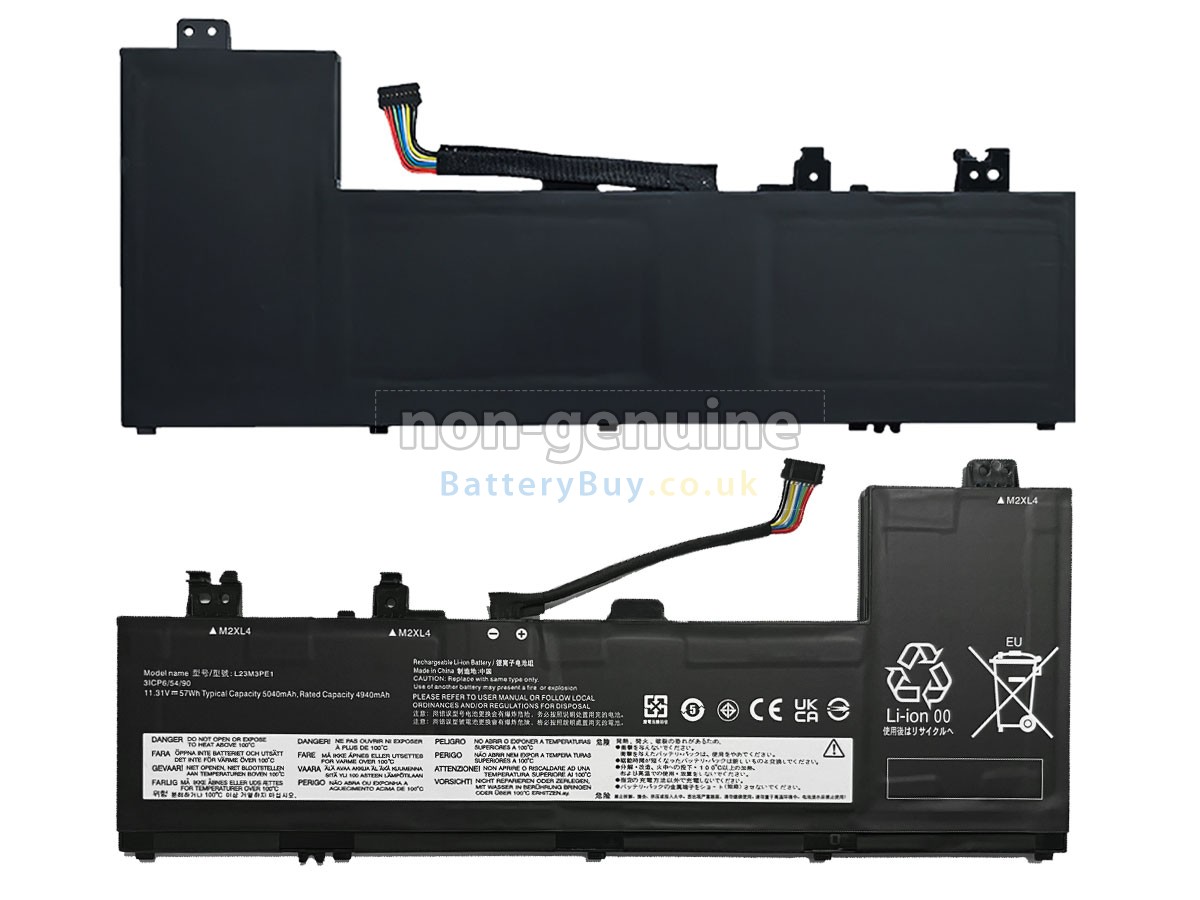 replacement battery for Lenovo L23D3PE1