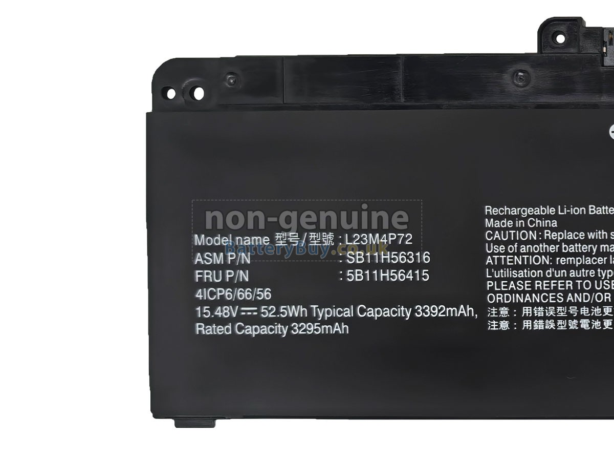 replacement battery for Lenovo L23L4P70