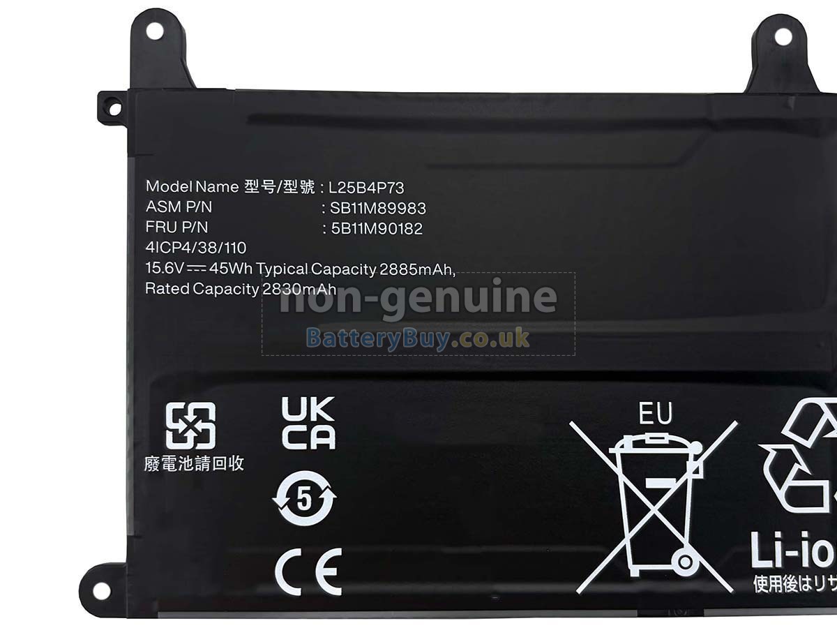 Replacement Battery for Lenovo L25B4P73