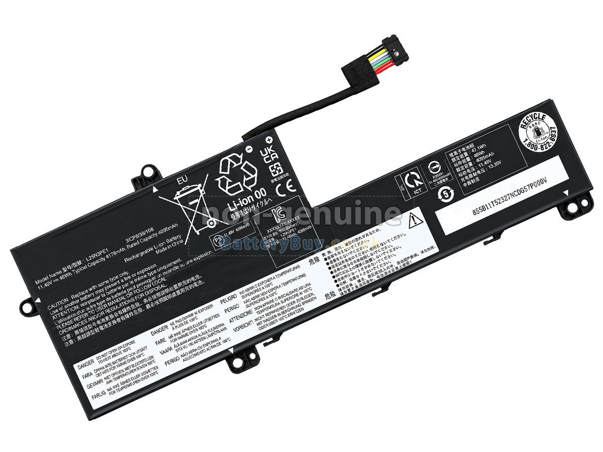 Replacement Battery for Lenovo L25X3PE1
