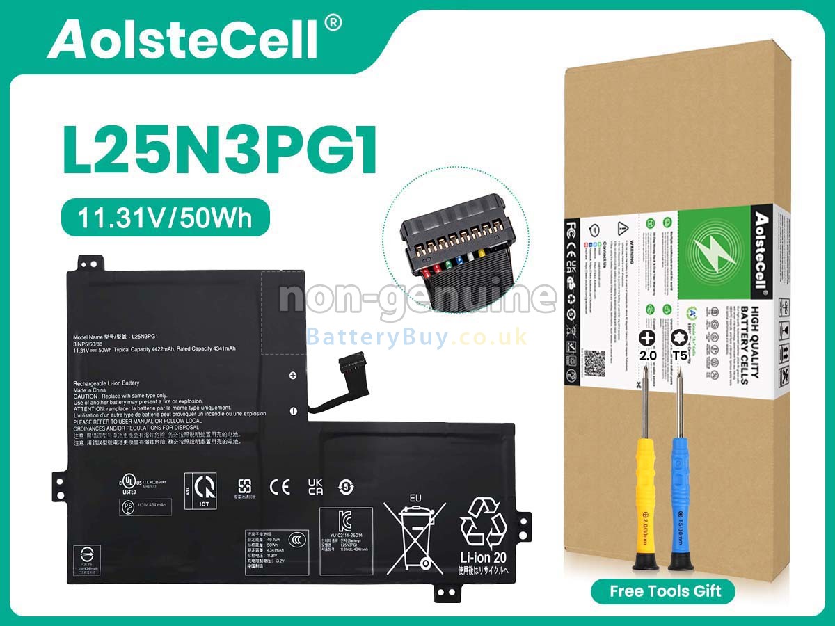 Replacement Battery for Lenovo L25N3PG1