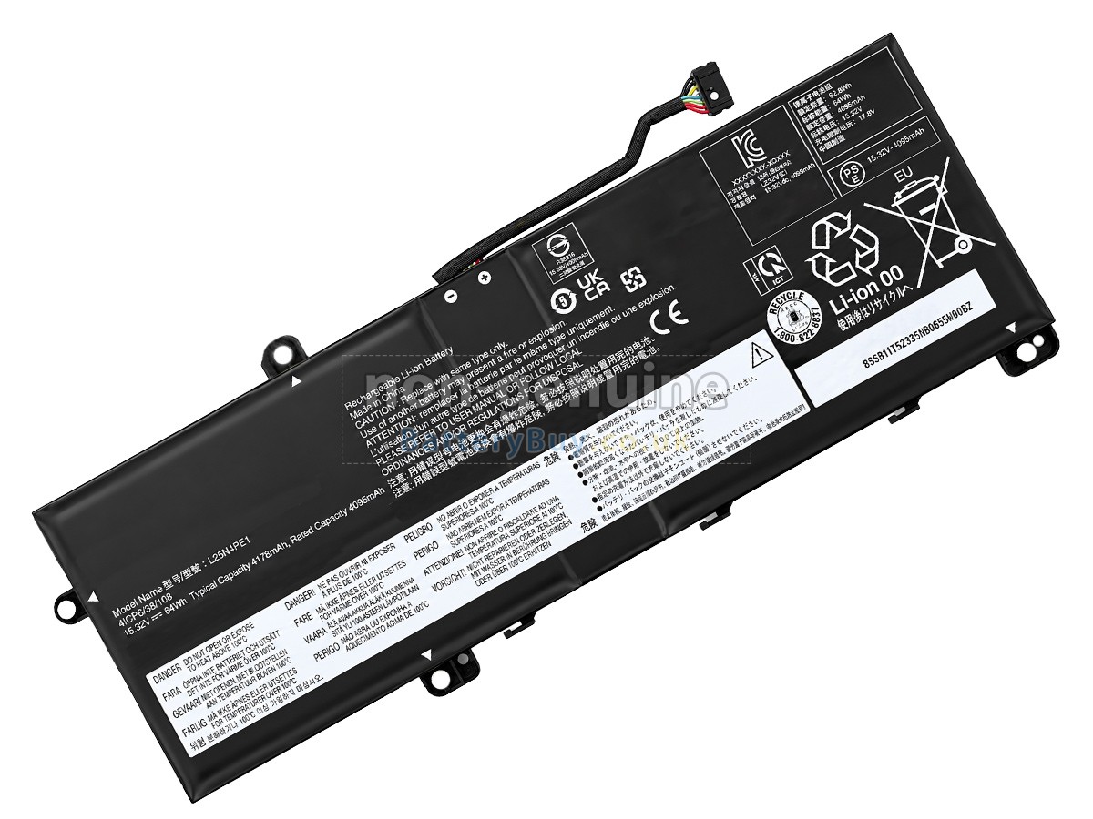 Replacement Battery for Lenovo L25X3PE1