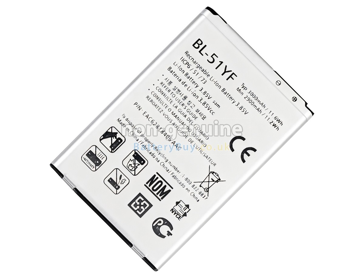 Replacement Battery for LG H540
